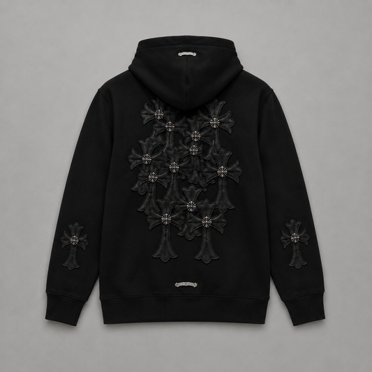 BUZO CHROME HEART NEGRO