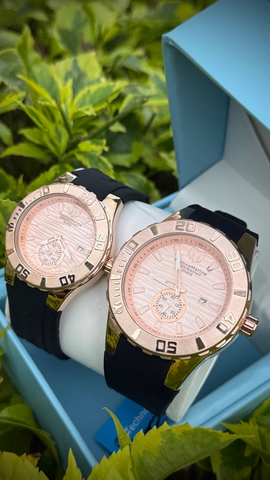 RELOJES TECHNOMARINE ORO ROSA