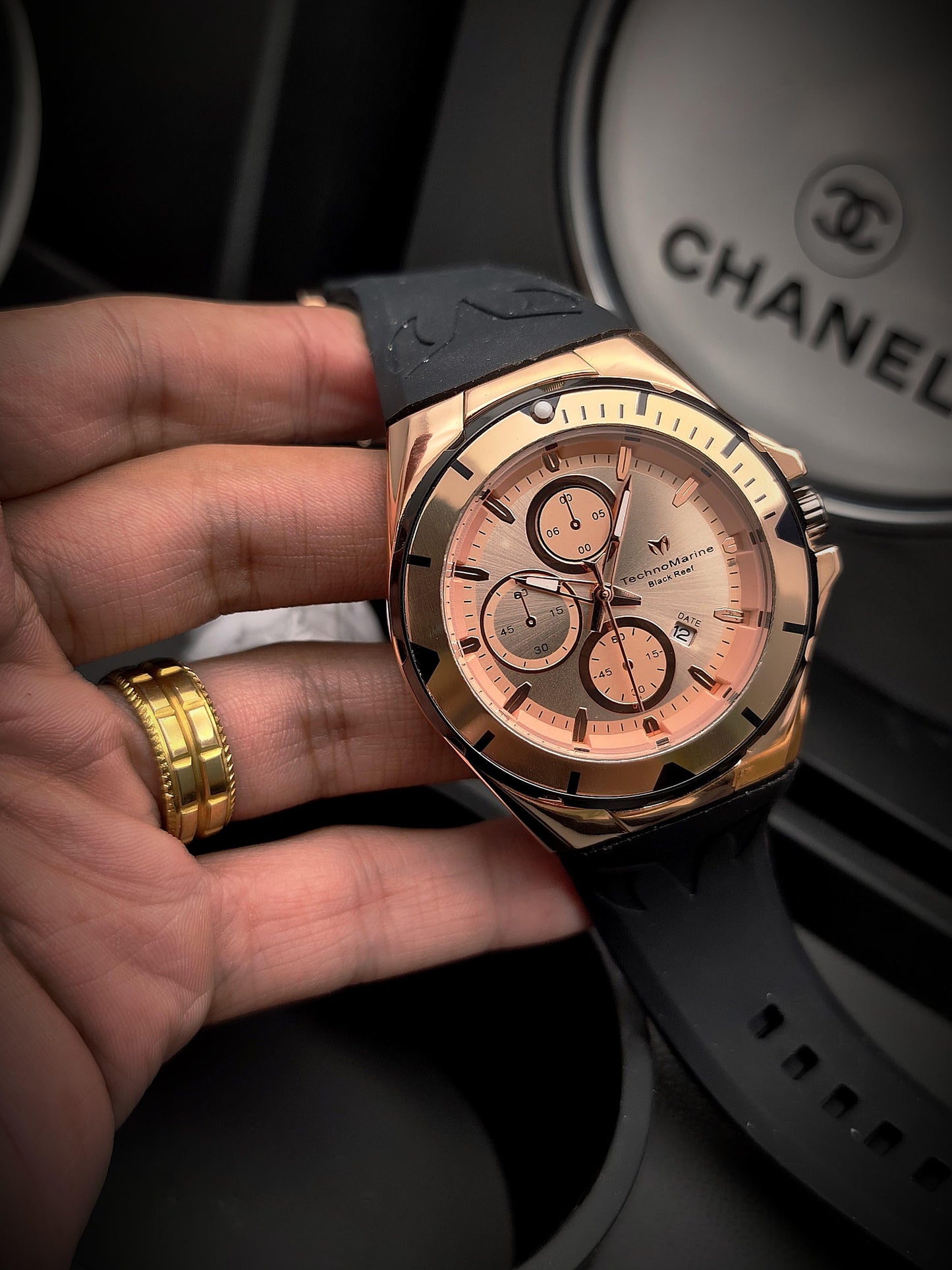 RELOJ TECHNO ORO ROSA