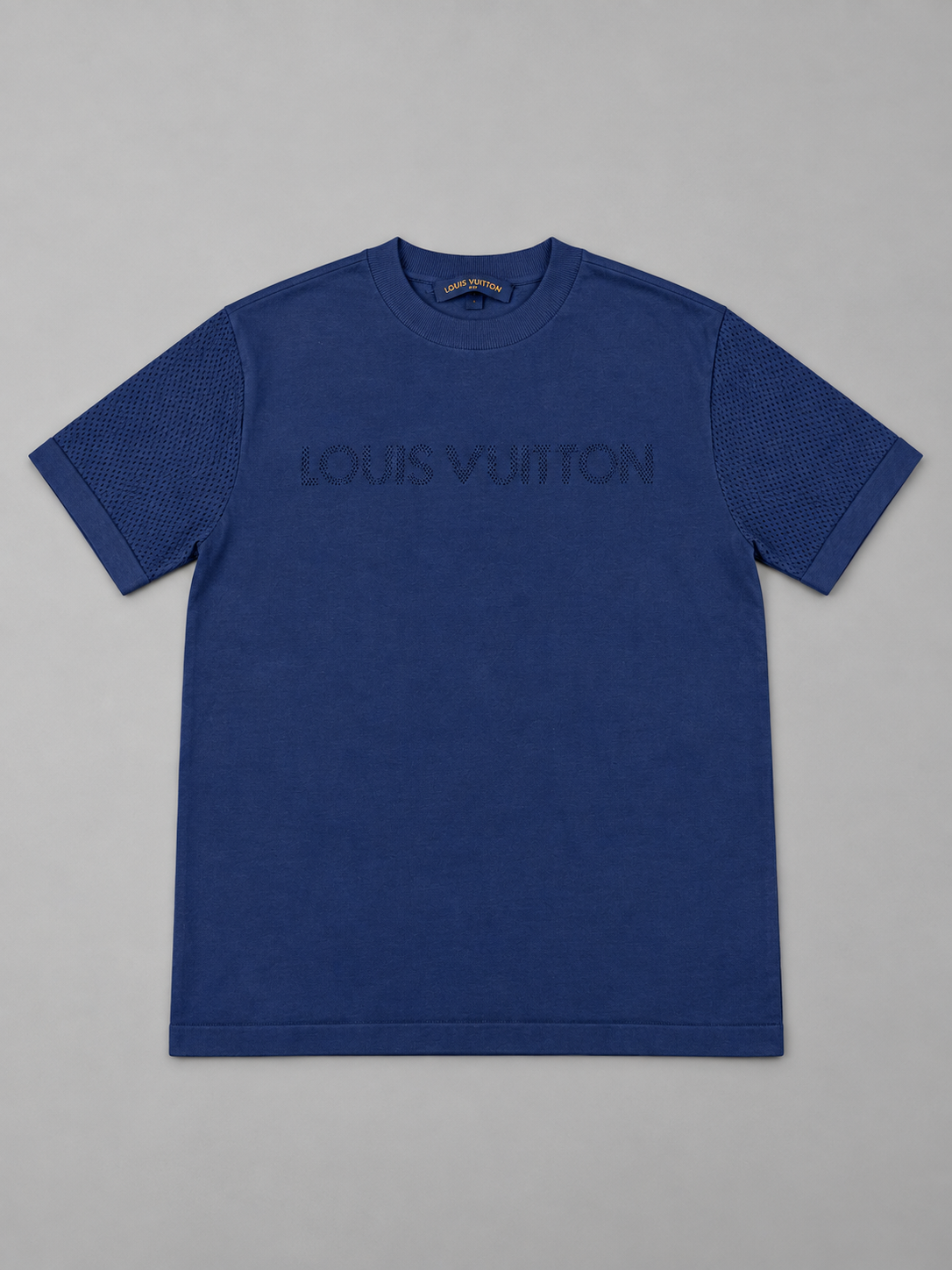 CAMISETA TURCA LOUIS VUITTON TEJIDA MONOGRAMA AZUL