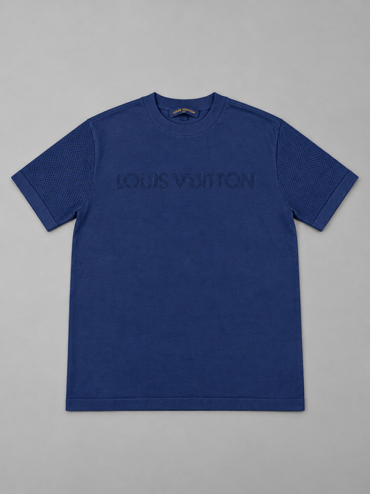 CAMISETA TURCA LOUIS VUITTON TEJIDA MONOGRAMA AZUL