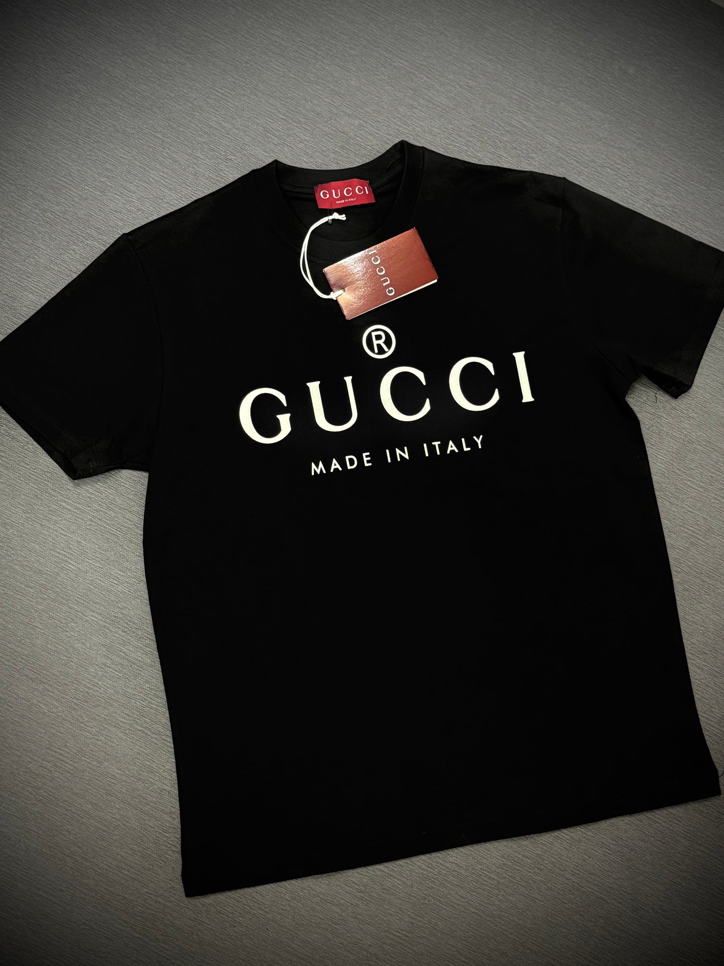 CAMISETA TURCA GUCCI LOGO BLANCO