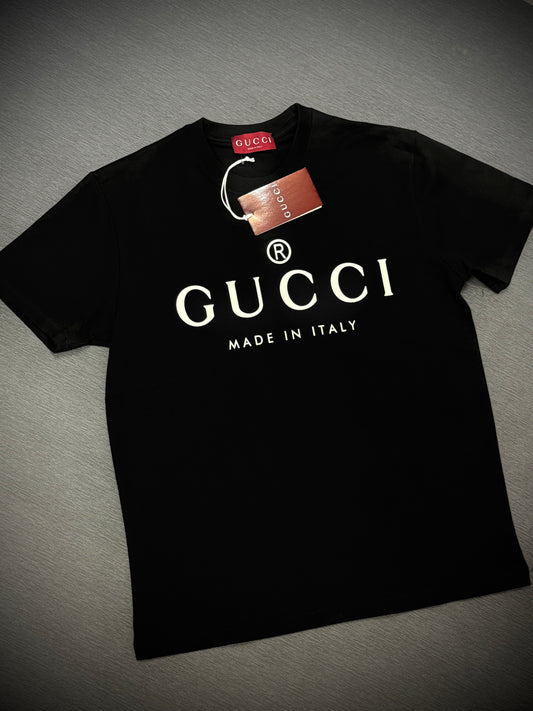 CAMISETA TURCA GUCCI LOGO BLANCO