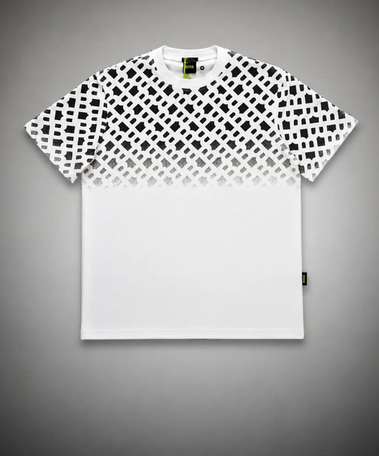 CAMISETA BOSS MONOGRAMA BLANCA