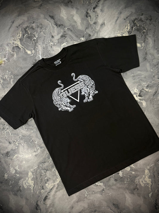 CAMISETA GUESS NEGRA TIGRE