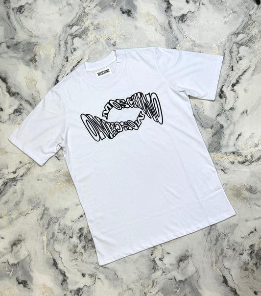 CAMISETA MOSCHINO BLANCA LETRAS