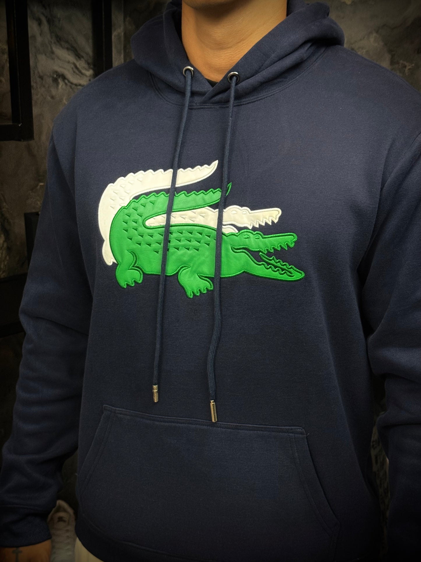 BUZO LACOSTE AZUL OSCURO