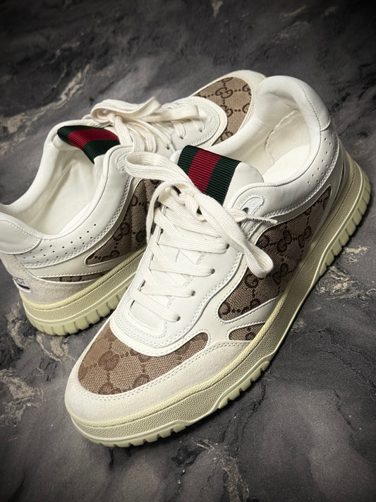 ZAPATOS TURCOS GUCCI CAFÉ BLANCO