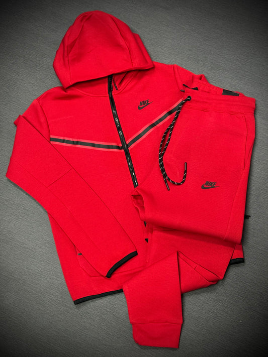 CONJUNTO NIKE TECH ROJO