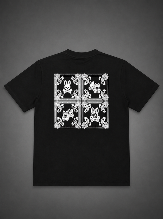 CAMISETA PSYCHO BUNNY NEGRA