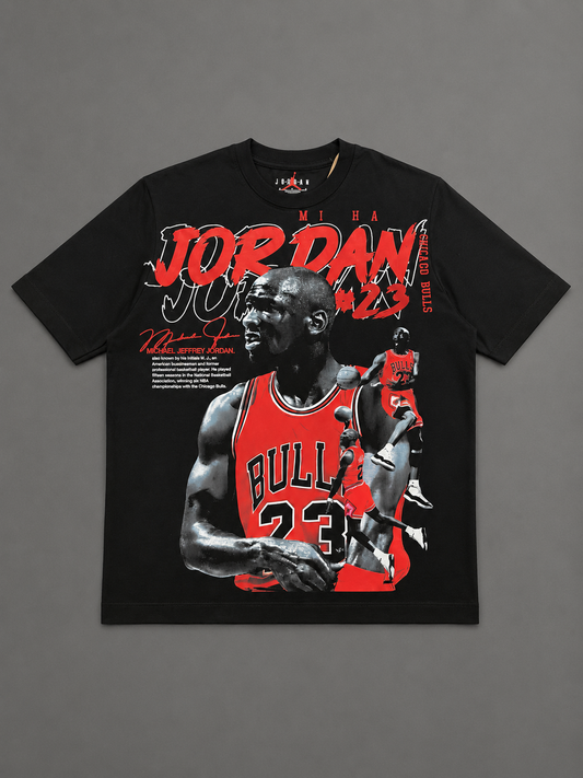 CAMISETA JORDAN NEGRA 001