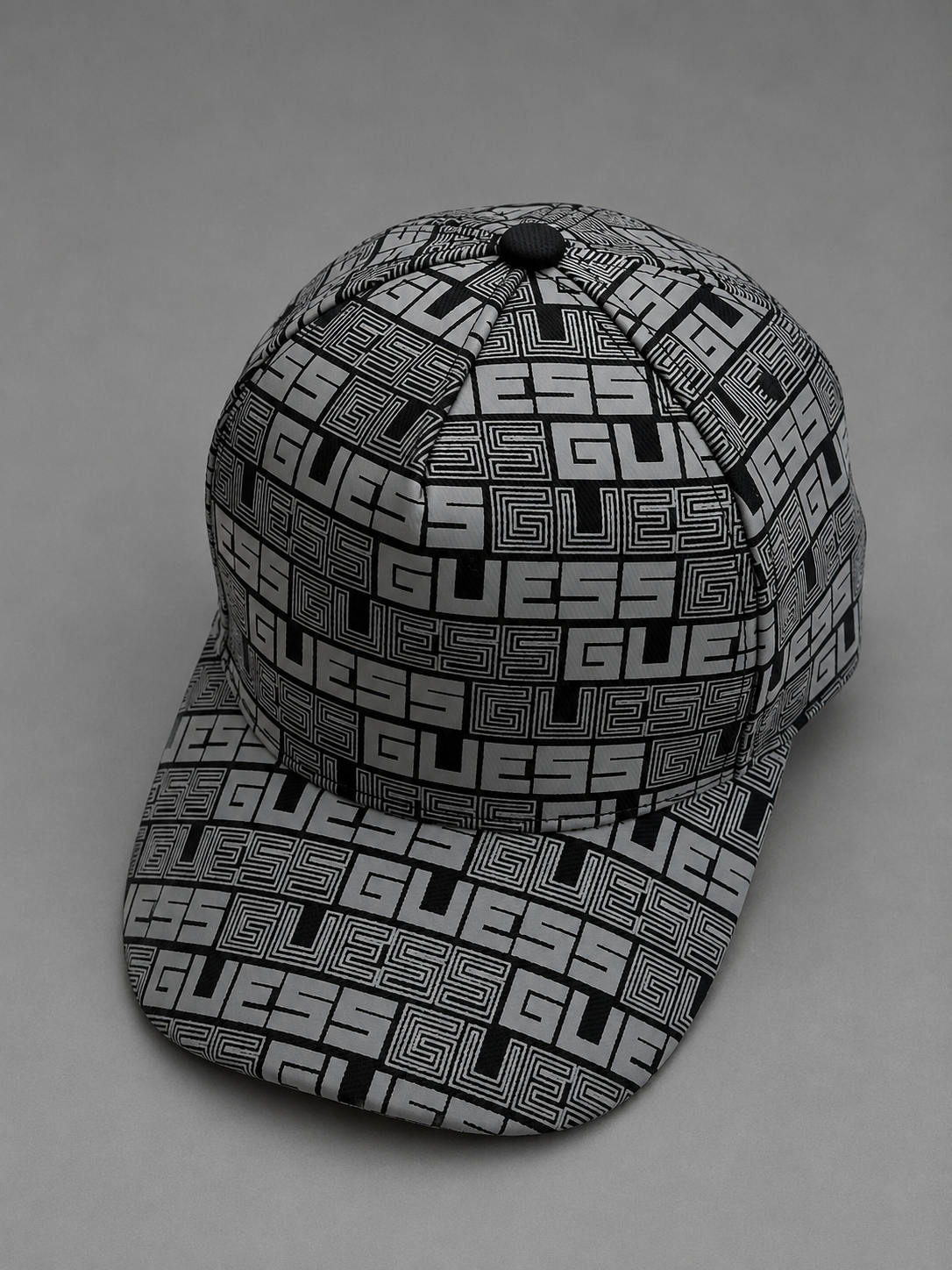 GORRA GUESS MONOGRAMA GRIS