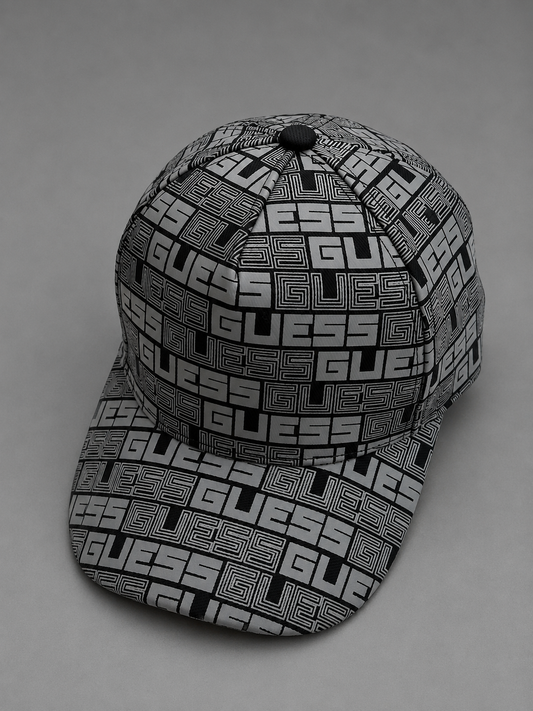 GORRA GUESS MONOGRAMA GRIS