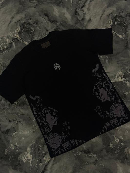 CAMISETA AP CROWN NEGRA GRIS