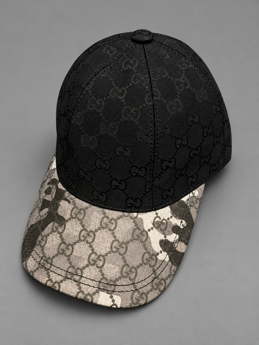 GORRA GUCCI TURCA NEGRA GRIS