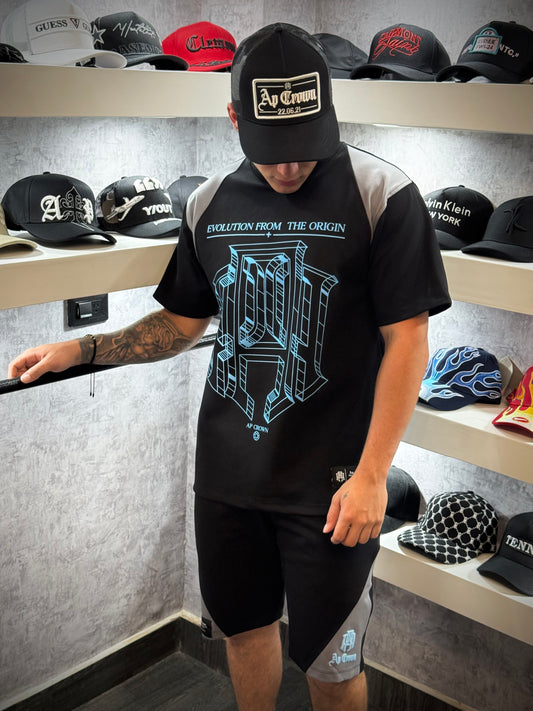 CONJUNTO AP CROWN NEGRO AZUL