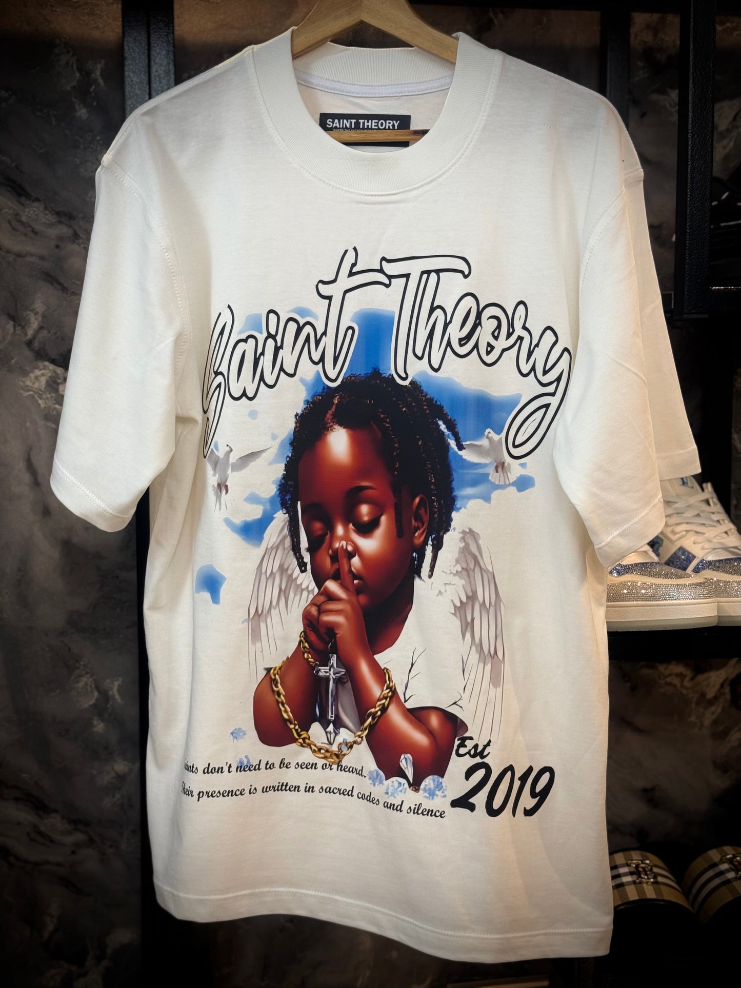 CAMISETA SAINT THEORY BLANCA EXT 2019