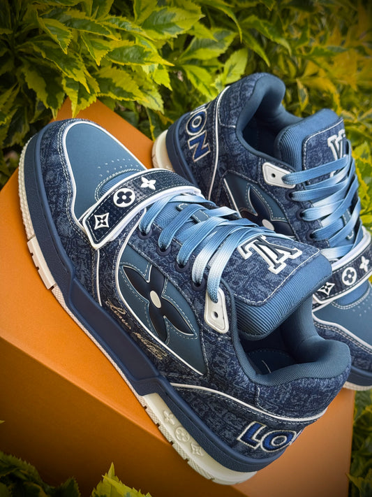ZAPATOS LOUIS VUITTON AZUL TRAINER