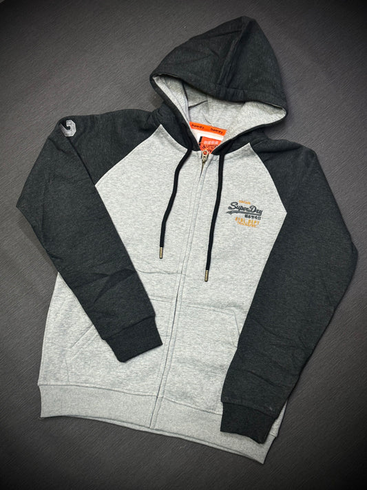 BUZO SUPERDRY GRIS MANGA