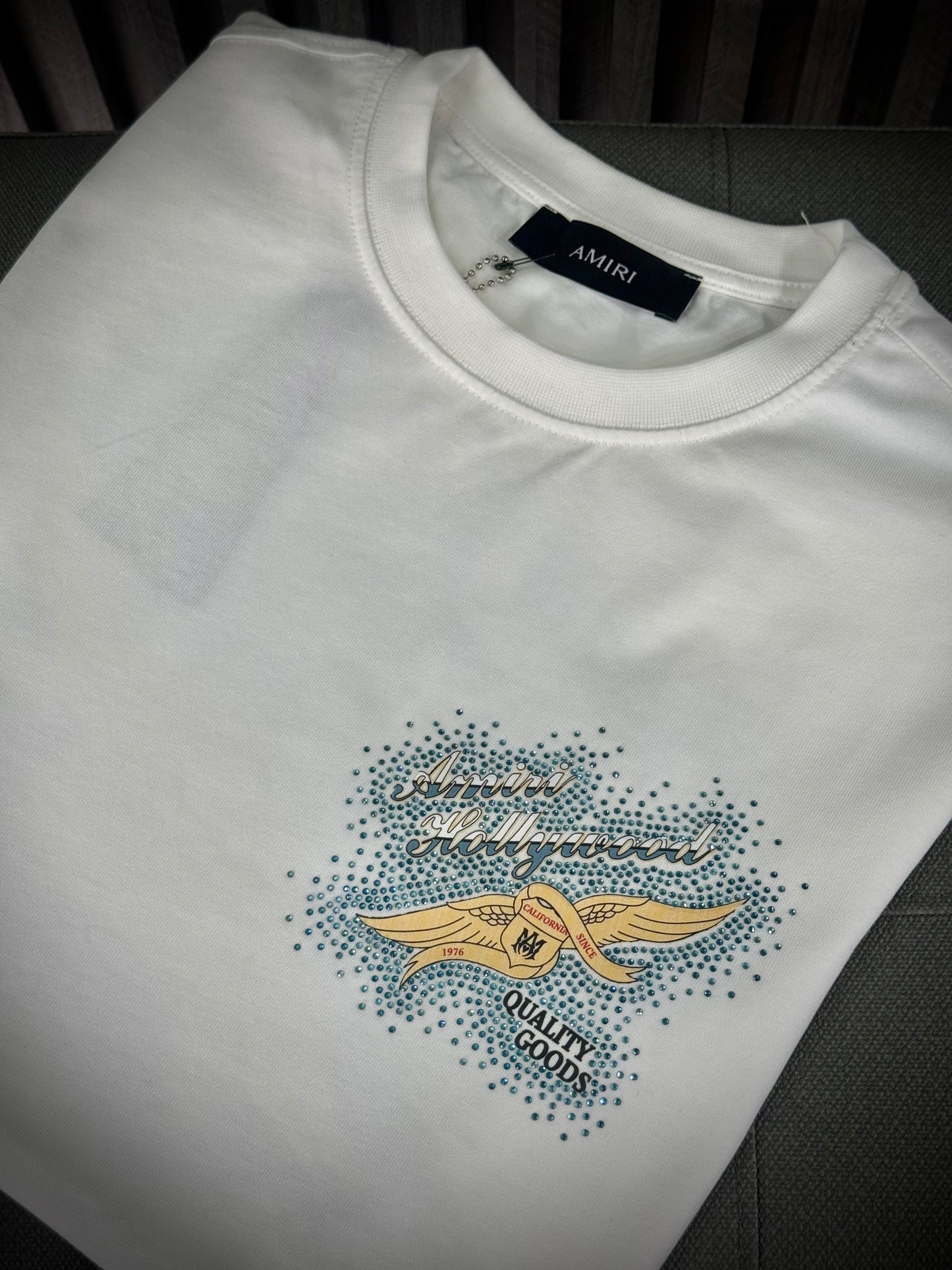 CAMISETA TURCA AMIRI BLANCA