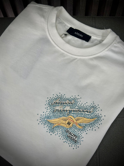CAMISETA TURCA AMIRI BLANCA