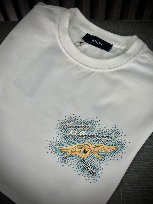 CAMISETA TURCA AMIRI BLANCA