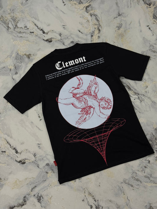 CAMISETA DE NIÑO CLEMONT ESPIRAL ROJO