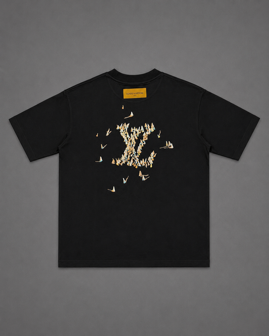 CAMISETA TURCA LOUIS VUITTON NEGRA BARCOS
