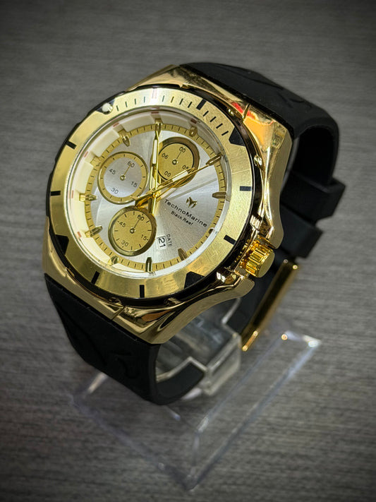 RELOJ TECHNOMARINE DORADO