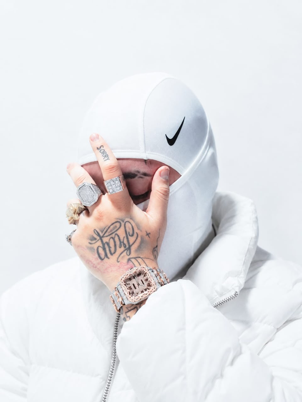 GORRO SKI MASK NIKE BLANCO