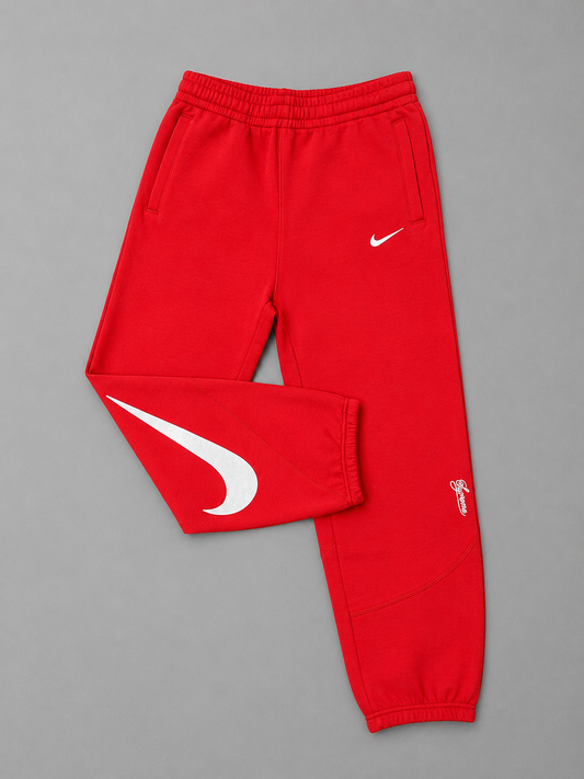 SUDADERA NIKE SUPREME ROJA BOTA ANCHA
