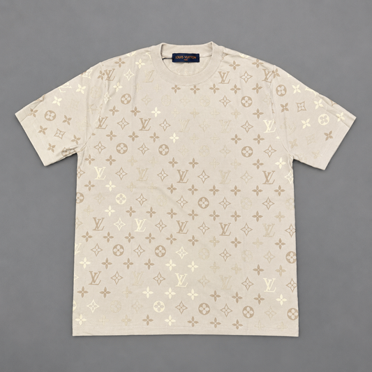 CAMISETA TURCA BEIGE LOUIS VUITTON TEJIDA MONOGRAMA