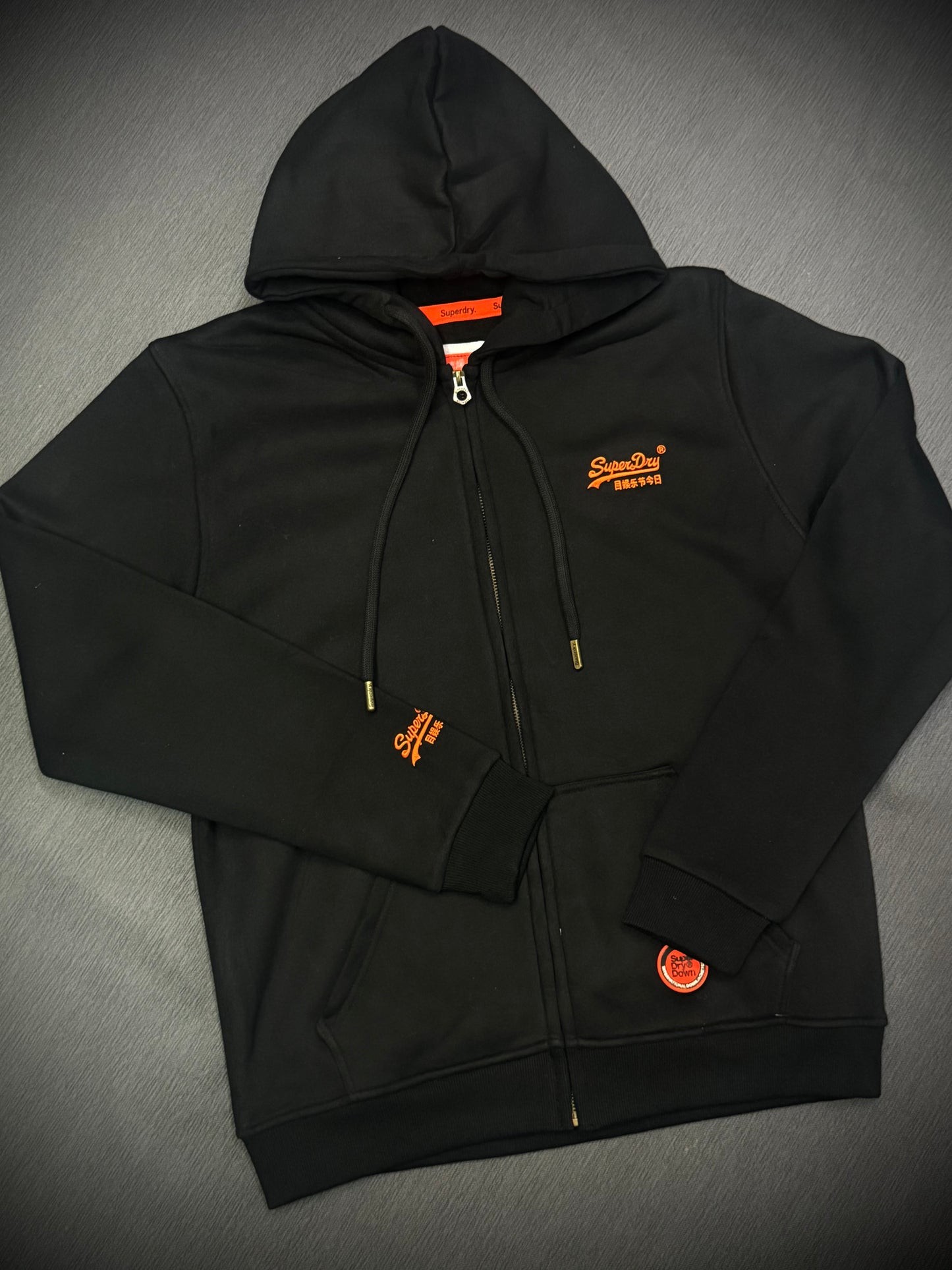 BUZO SUPERDRY LOGO NARANJA