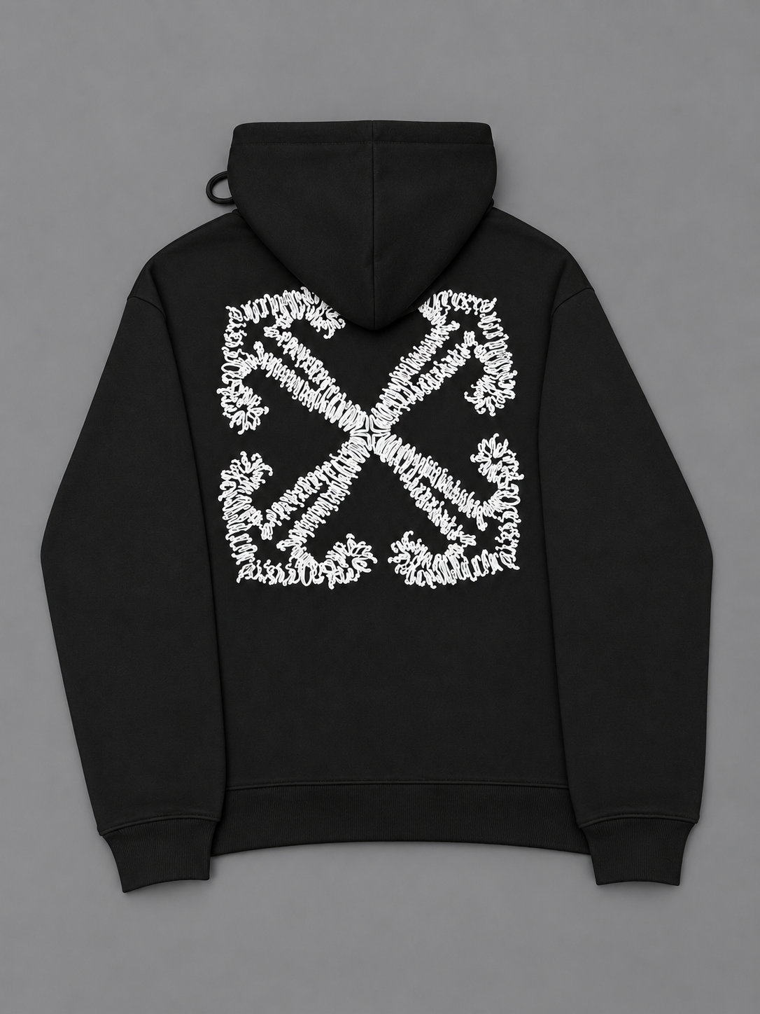 BUZO OFF WHITE TURCO BORDADO