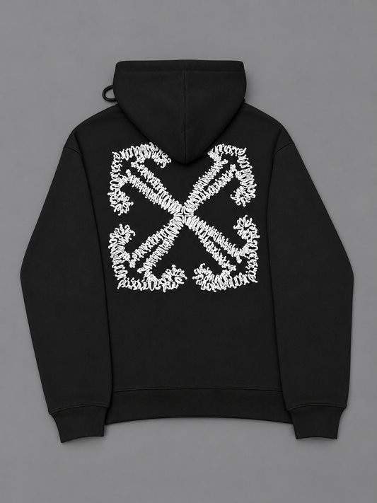 BUZO OFF WHITE TURCO BORDADO