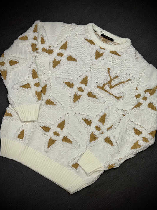 CAMIBUZO TURCO LOUIS VUITTON BLANCO BEIGE