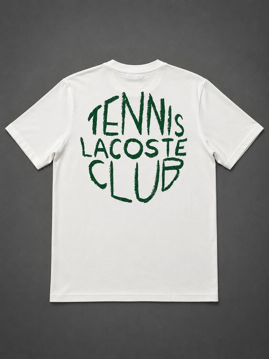 CAMISETA LACOSTE BLANCA