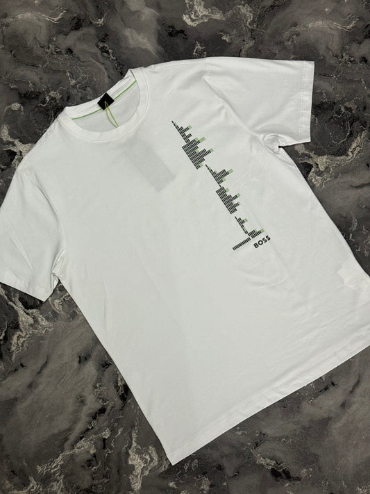 CAMISETA BOSS CUADROS VERDES