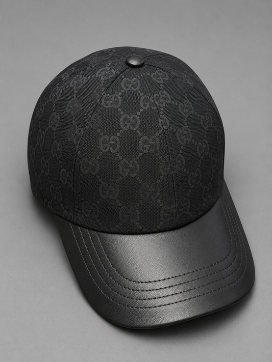 GORRA TURCA GUCCI NEGRA MONOGRAMA