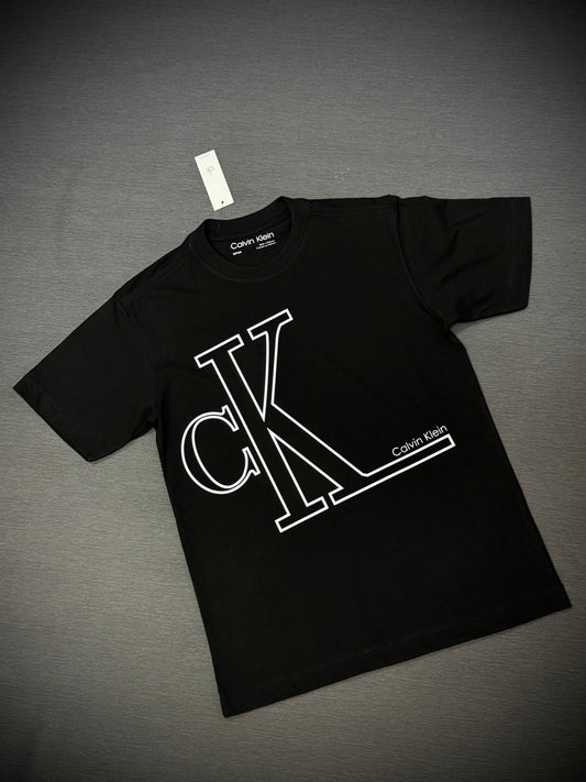 CAMISETA CK NEGRA LOGO GRANDE