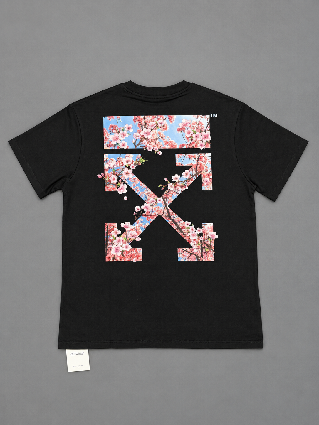 CAMISETA OFF WHITE TURCA NEGRA ROSADA