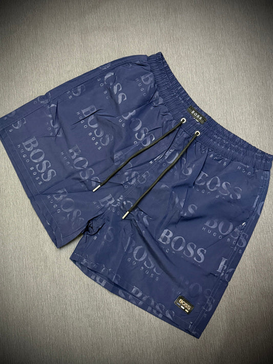 PANTALÓNETA PLAYERA HUGO BOSS AZUL OSCURO