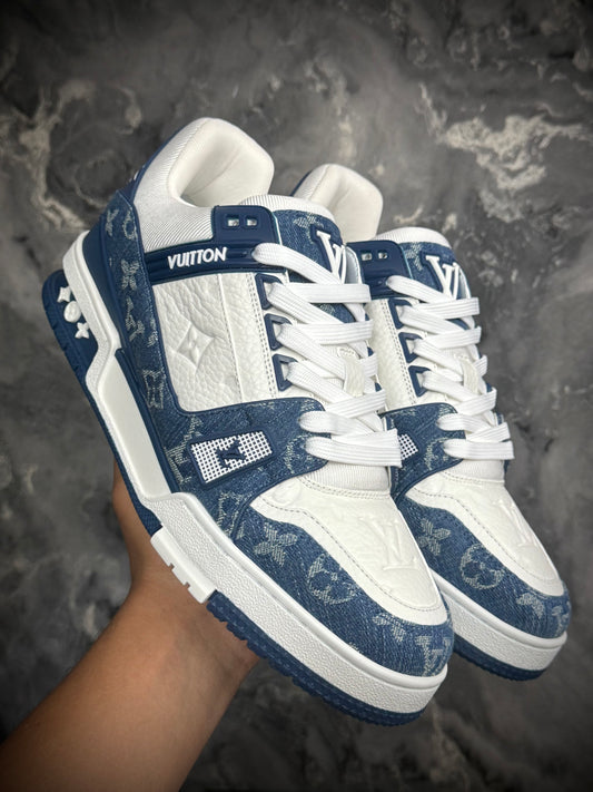 ZAPATOS LOUIS VUITTON BLANCO AZULES