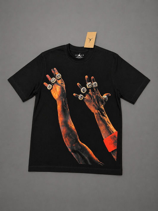 CAMISETA JORDAN NEGRA 005