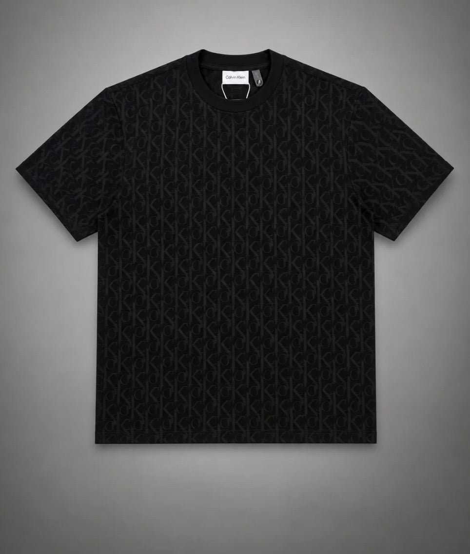 CAMISETA CALVIN KLEIN NEGRA MONOGRAMA