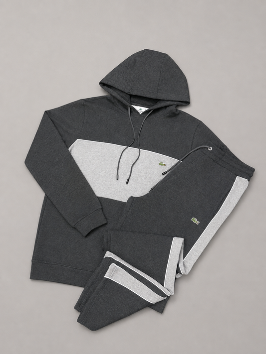 CONJUNTO LACOSTE GRIS