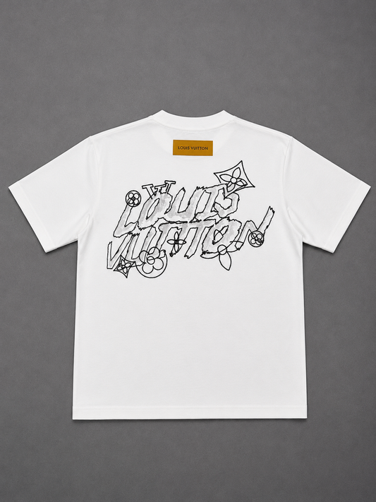 CAMISETA TURCA LOUIS VUITTON BORDADA