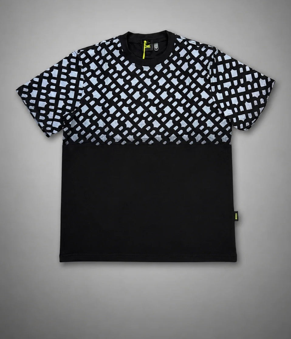CAMISETA BOSS MONOGRAMA NEGRA