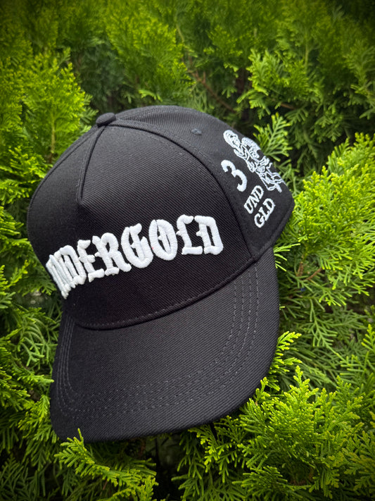 GORRA UNDERGOLD LETRAS BLANCAS