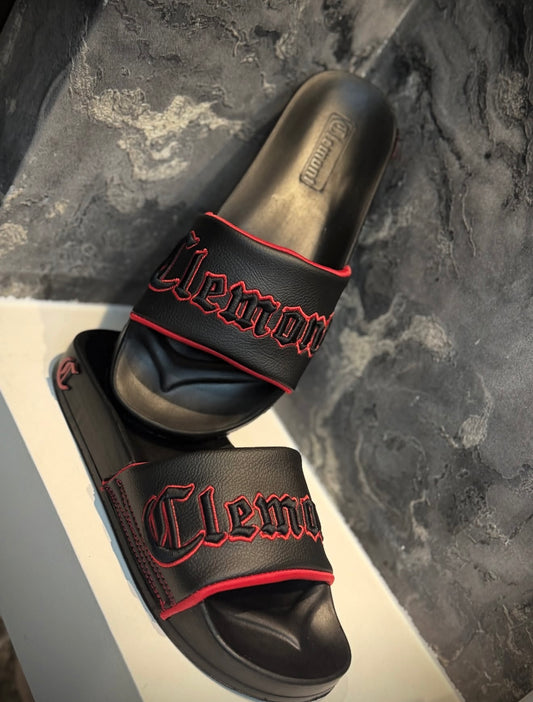 CHANCLAS CLEMONT LETRA ROJA